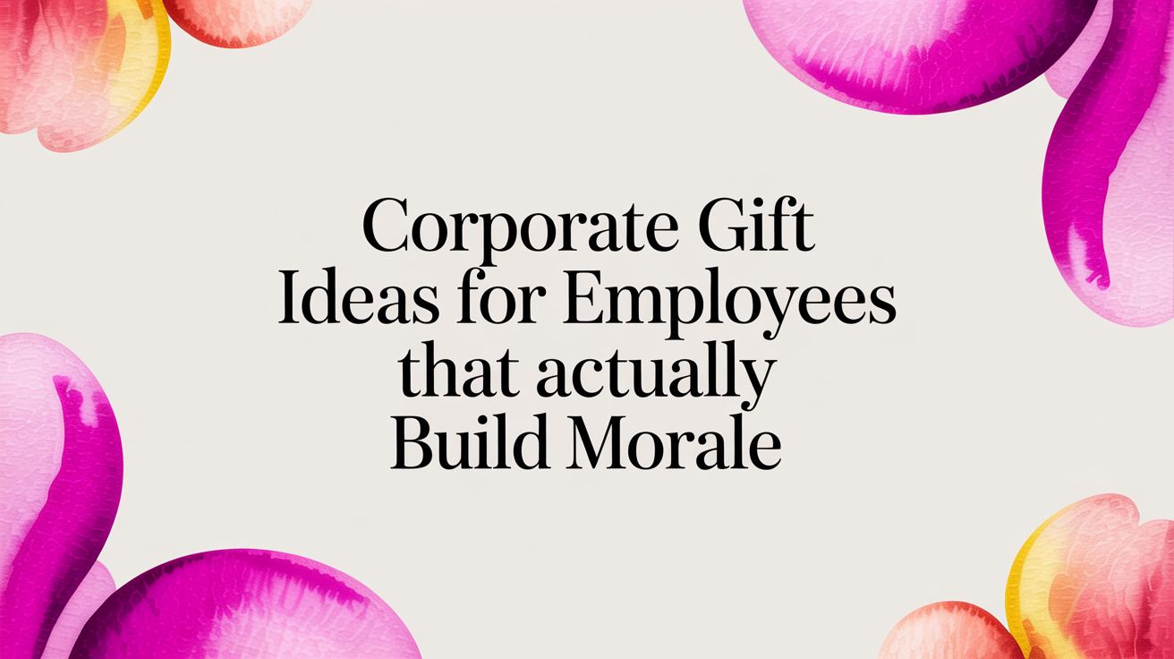 10 Corporate Gift Ideas for Employees That Actually Build Morale